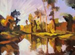 Daybreak-at-City-Park-oil-on-canvas-2422-x-3622