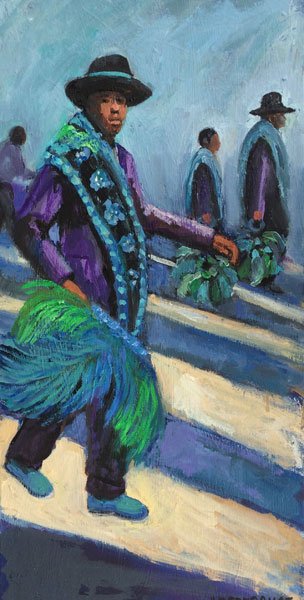 peacock-strut