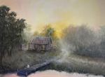 Fishing-Camp-in-The-Mist-16-x-20-