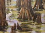 Cypress-Swamp-w-Egret-30x40